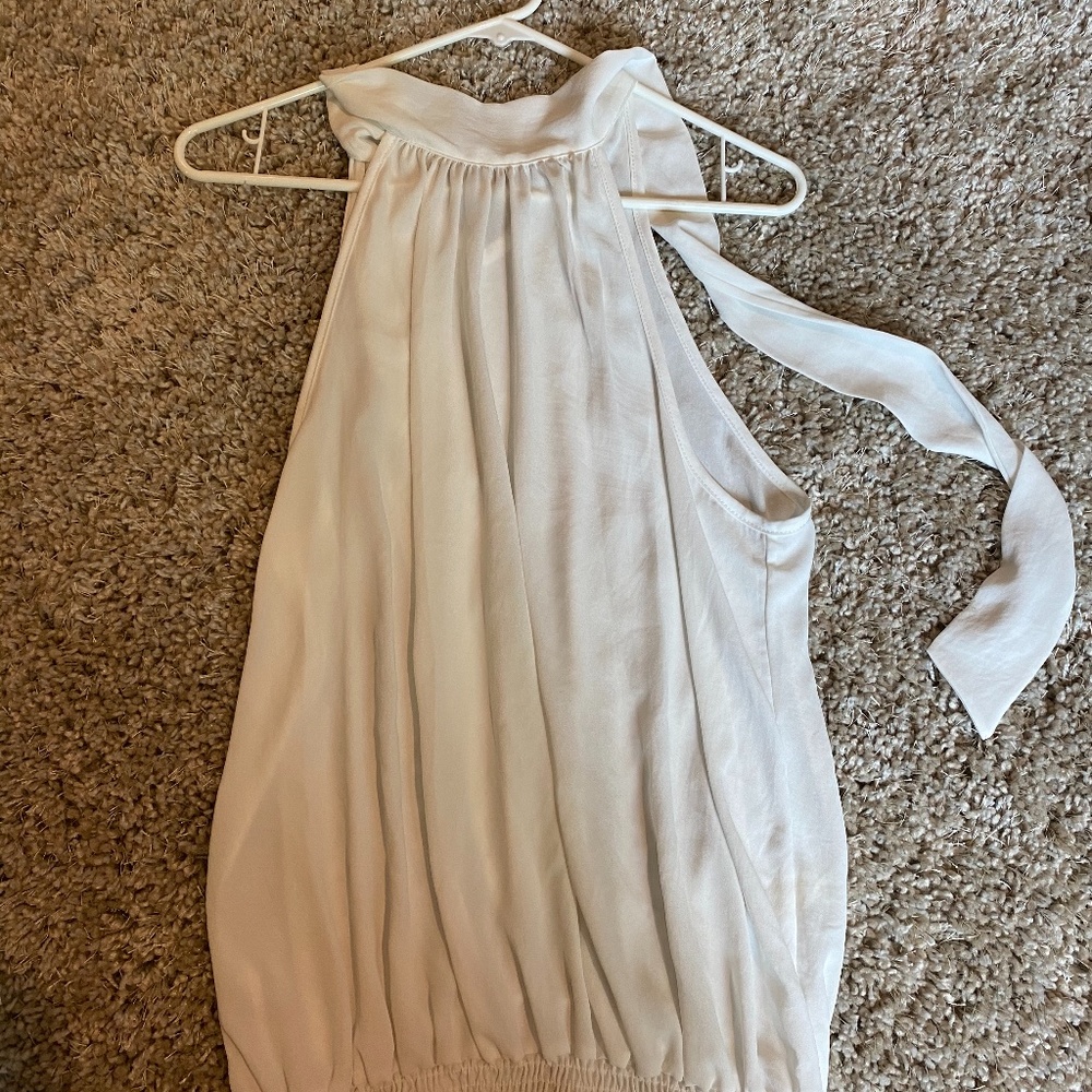 Basic White Halter - image 1